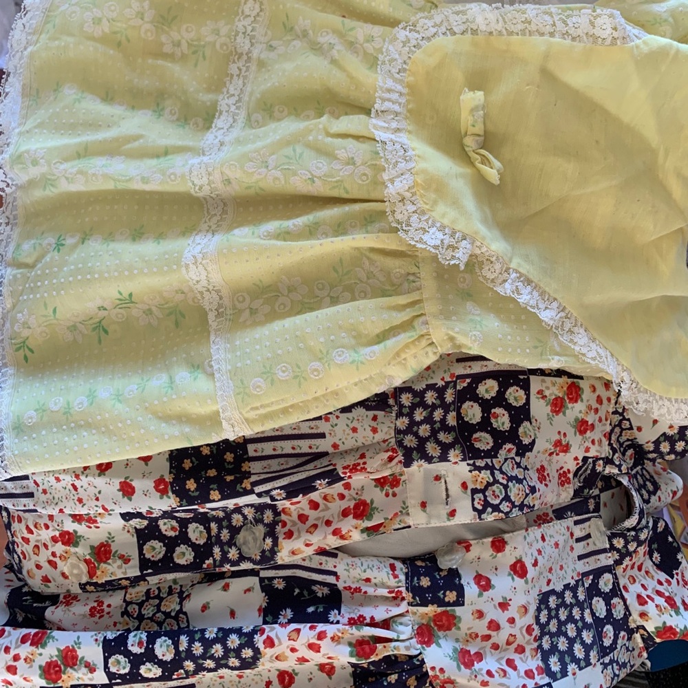2 vintage dresses